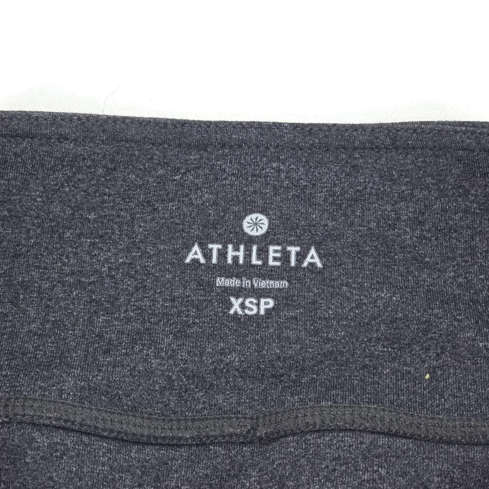 Athleta Straight Up Yoga Pants‎ XS P Gray Athletic Performance Legging 919179